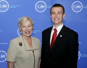 Maritime College Student Kevin Rea Sworn In as SUNY Trustee