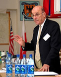 Associate Vice Chancellor Ambassador Robert R. Gosende opening remarks at the second forum of Advanced American Studies.