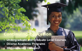 Welcome image for the SUNY Community College website