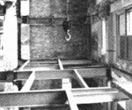 An interior view of SUNY Plaza during renovation