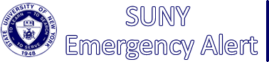 SUNY Emergency Contact System