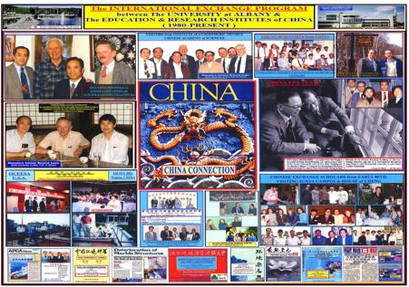 Photos and graphics from various Roger J. Cheng scientific events in China and Taiwan.