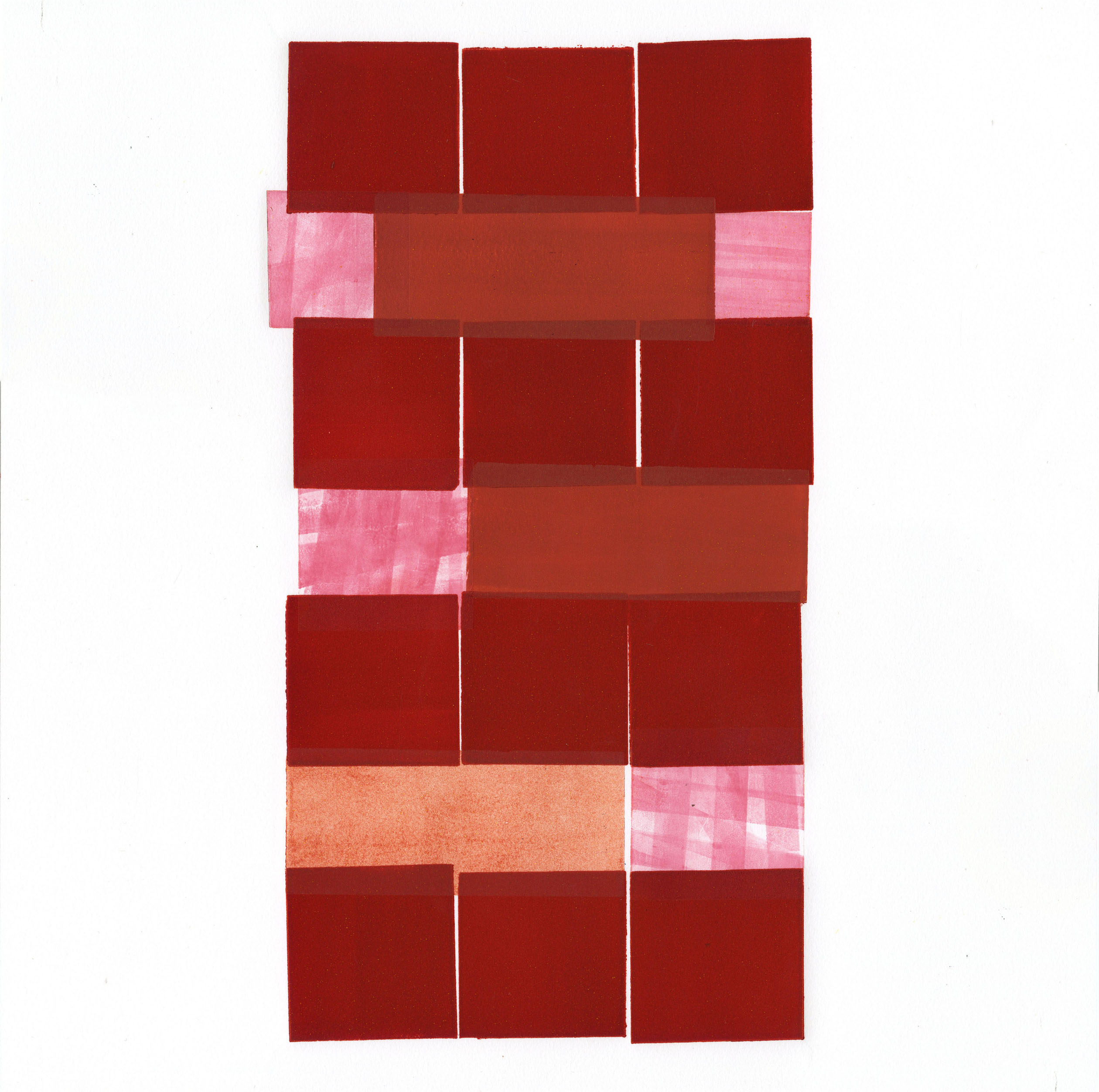 Diane Fine - Red Number Seventeen