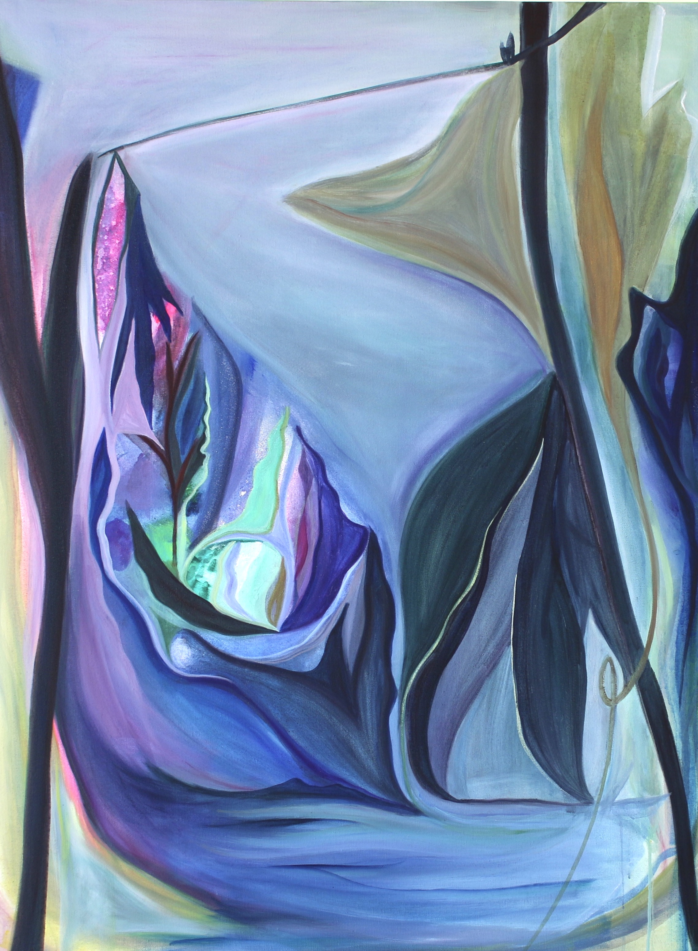 Kim Tateo - Conversation with a painting