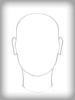 blank headshot frame