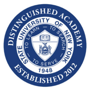 SUNY Distinguished Academy circle logo