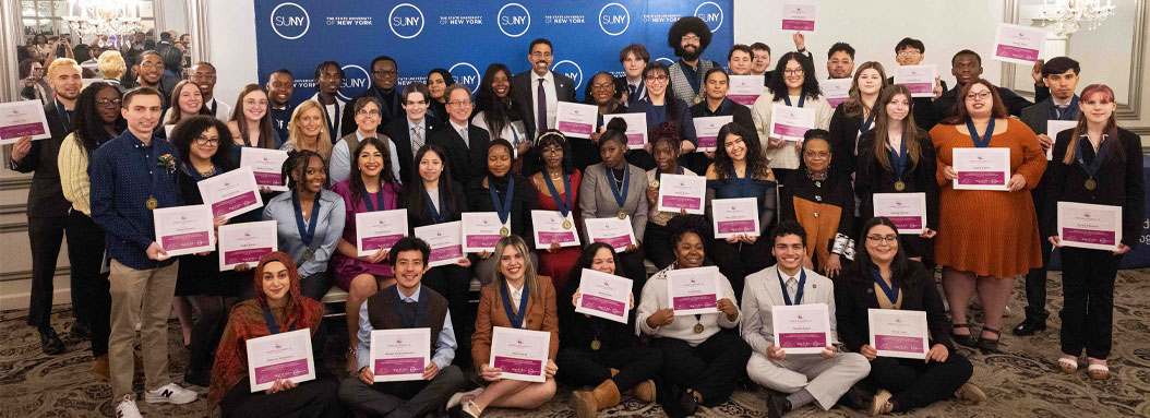 Winners of the 2026 Norman McConney EOP Award for Student Excellence in a group photo.