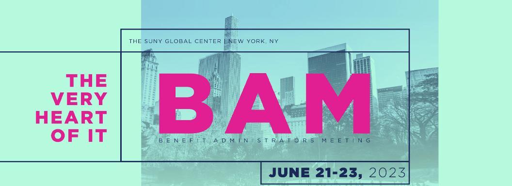 2023 SUNY Benefit Administrators Meeting at the SUNY Global Center in NYC banner