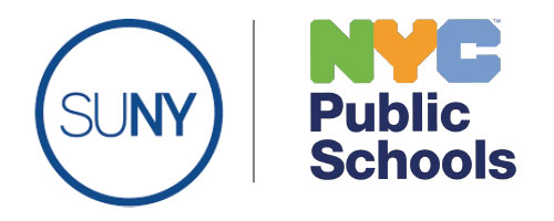 SUNY and NYC Public Schools logos