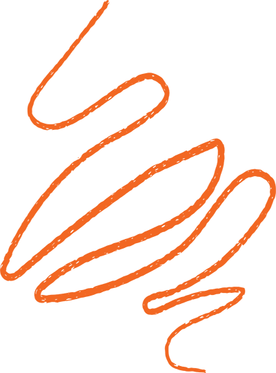 orange rope ribbon clipart