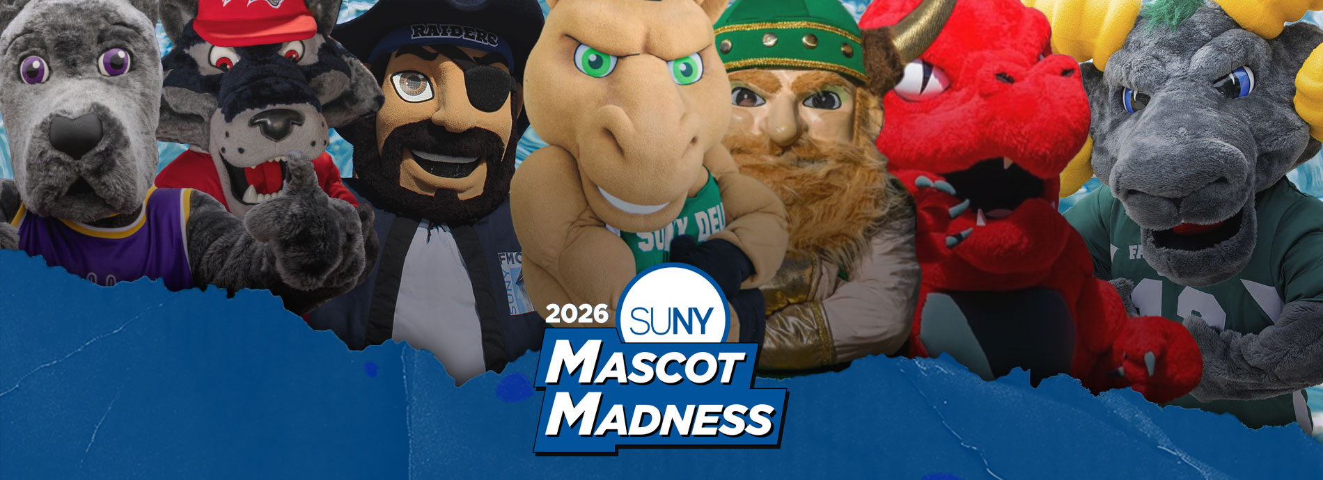 SUNY Mascot Madness 2026 slider