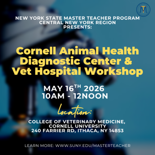 CNY event at Cornell Animal Health Diagnostic Center
