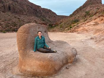 Clare Gilroy on rock
