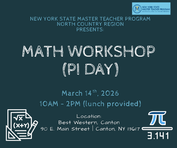 North Country workshop Pi Day
