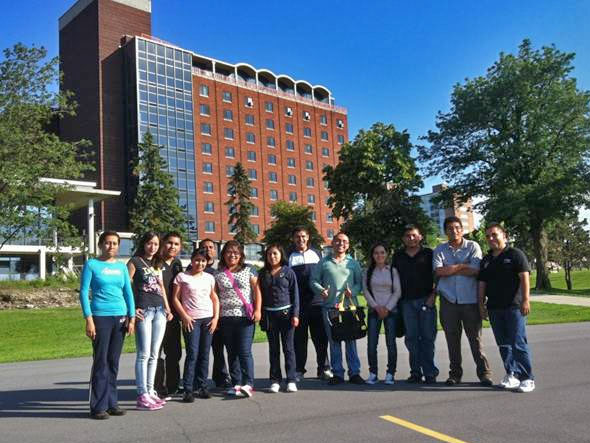 Puebla State students at the University at Buffalo