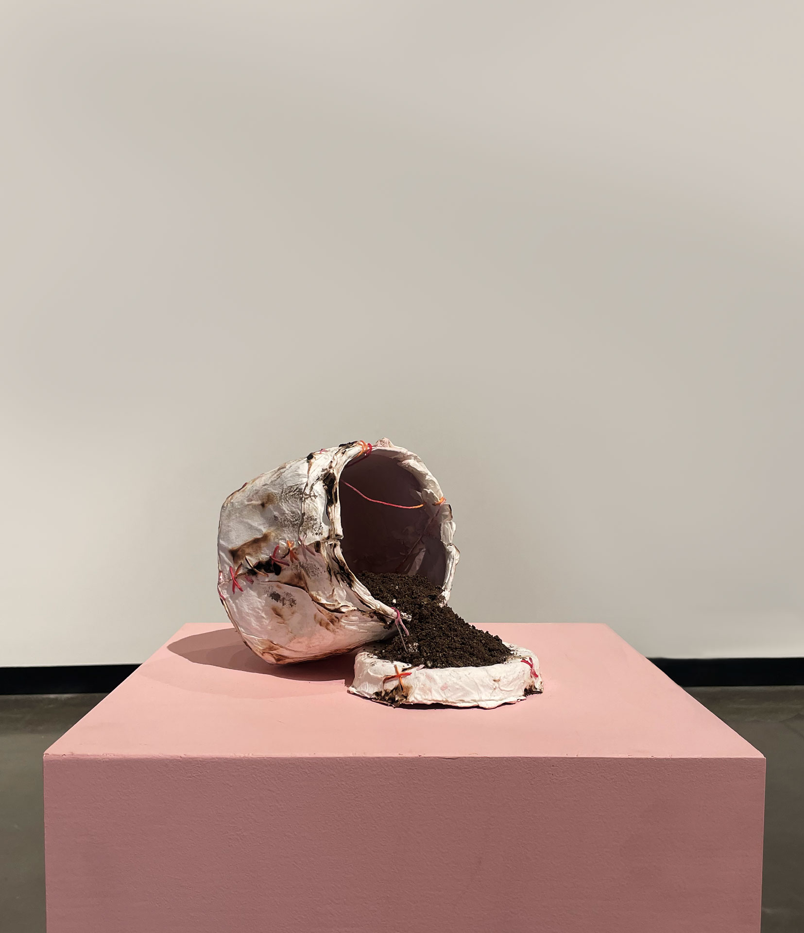 Sculpture art titled Burnt Out by Lukas Perry