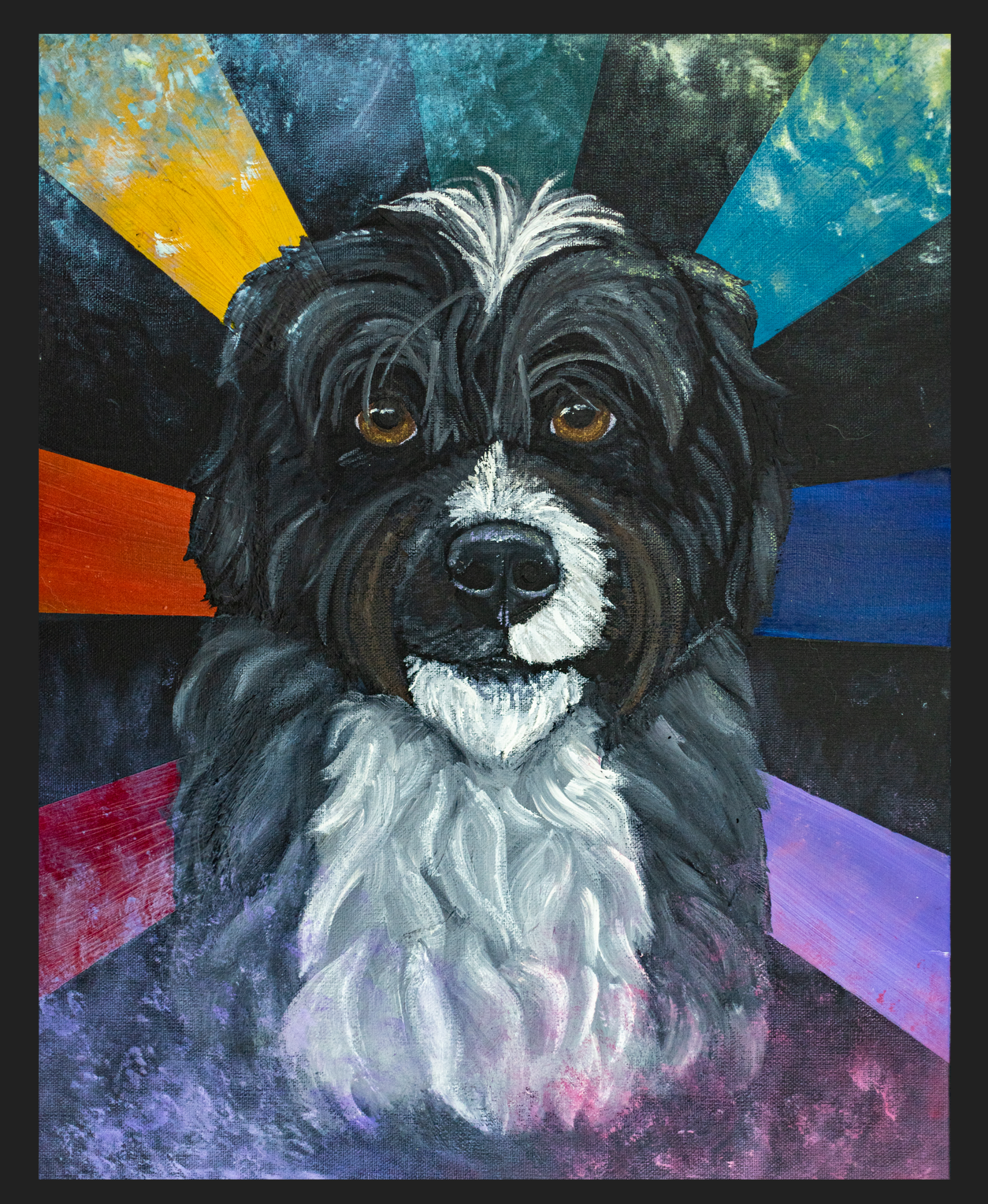 Oil painting titled Hidden Pride by Jennifer Glass
