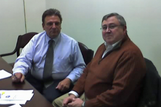 University Faculty Senate Past President Carl Wiezalis and UUP President Phillip Smith at a SUNY Retirees Service Corps (RSC) Advisory Council Executive Committee meeting