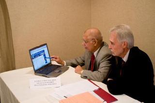 Former RSC Executive Director Ram Chugh reviewing the RSC website