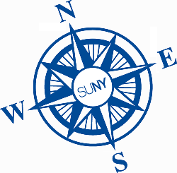 SUNY map compass