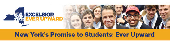 Excelsior Scholarship. New York's Promise to Students - Ever Upward.
