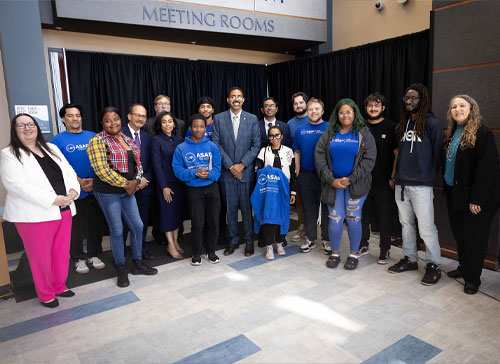 SUNY Schenectady ASAP Celebration Group with SUNY Chancellor King