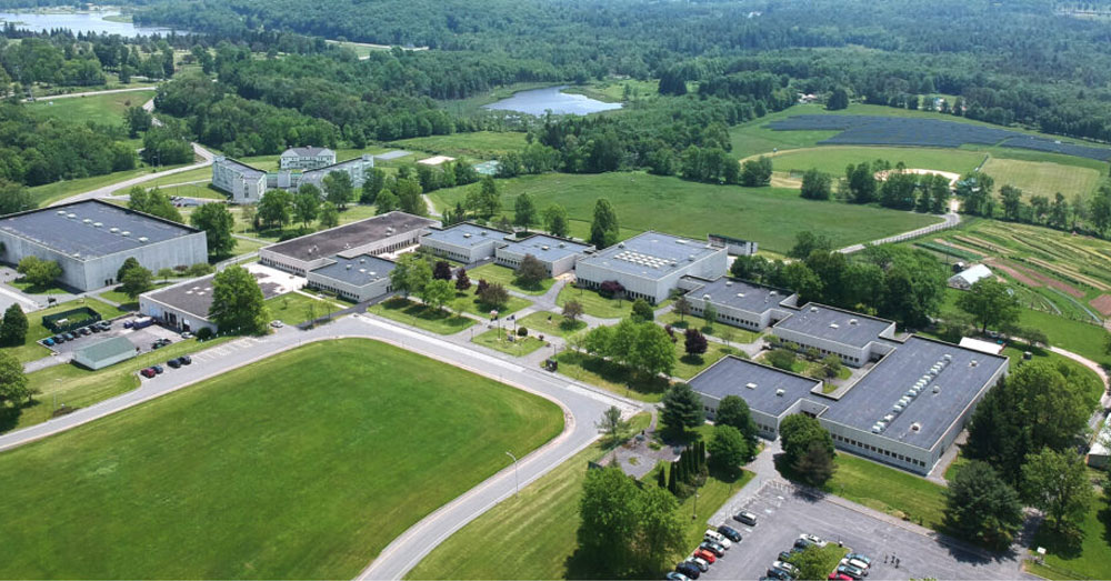 Aerial view of the SUNY Sullivan County Community College campus
