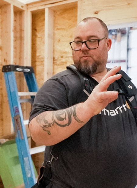 Carpentry and construction trades tile